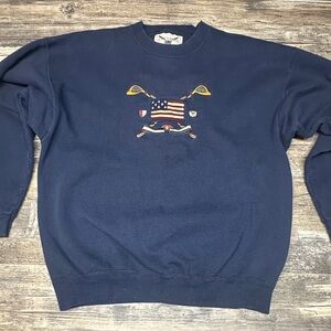 Vintage Oarsman Crewneck - 913 Lacrosse Crewneck USA Made Men’s Large - GUC
